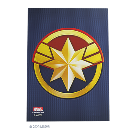 Protège cartes 50 sleeves Marvel Champions Captain Marvel - Gamegenic