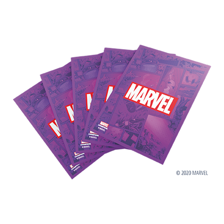 Protège cartes 50 sleeves Marvel Champions Marvel Purple - Gamegenic