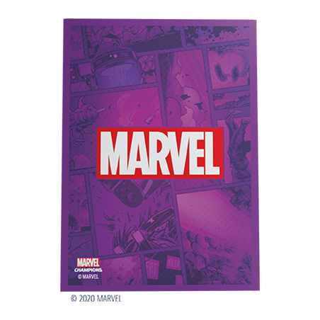 Protège cartes 50 sleeves Marvel Champions Marvel Purple - Gamegenic