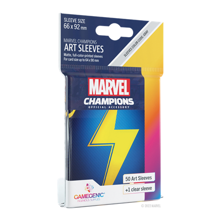 Protège cartes 50 sleeves Marvel Champions Ms Marvel - Gamegenic