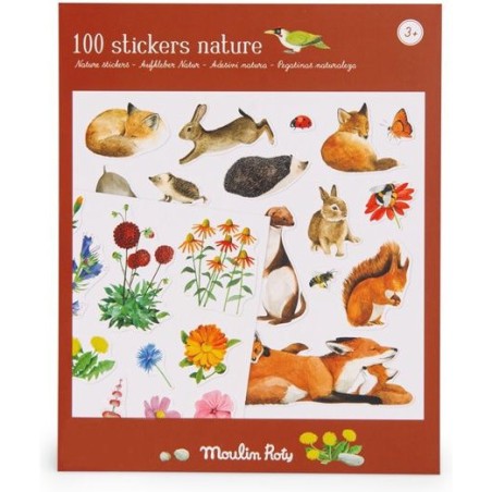 Pochette stickers Le jardinier Le Jardin du Moulin - Moulin Roty