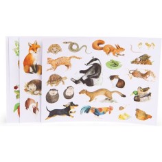 Pochette stickers Le jardinier Le Jardin du Moulin - Moulin Roty 2