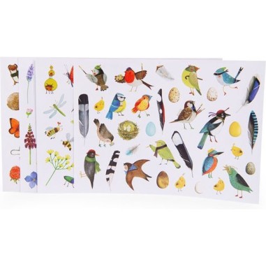 Pochette stickers Le botaniste Le Jardin du Moulin - Moulin Roty