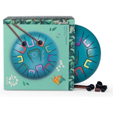 Tambour à la languettes Dans la jungle - Moulin Roty