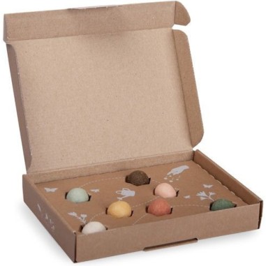 Coffret 7 bombes à graines Le jardin du Moulin - Moulin Roty