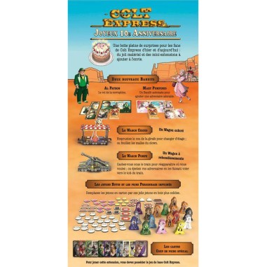 Colt Express - Joyeux 10E Anniversaire - Ludonaute