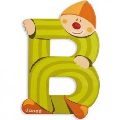 Lettre Bois Clown B