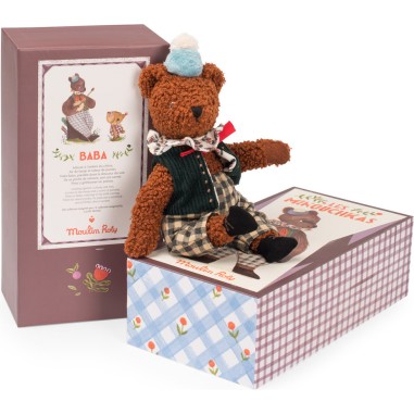 Peluche Ours Moulin Roty - Baba - Les Minouchkas 25 cm