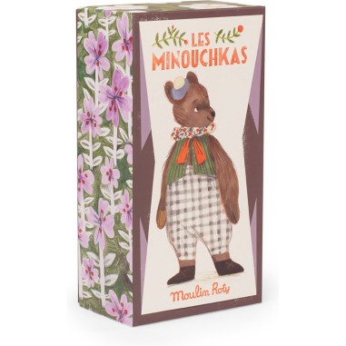 Peluche Ours Moulin Roty - Baba - Les Minouchkas 25 cm