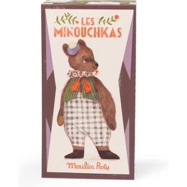 Peluche Ours Moulin Roty - Baba - Les Minouchkas 25 cm