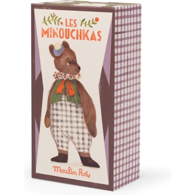 Peluche Ours Moulin Roty - Baba - Les Minouchkas 25 cm
