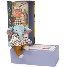 Éléphant 25 cm - Pablo - Les Minouchkas - Peluche douce française - Moulin Roty 2