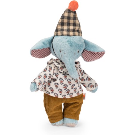 Éléphant 25 cm - Pablo - Les Minouchkas - Peluche douce française - Moulin Roty
