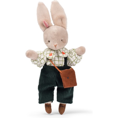 Lapin 27 cm - Nine - Les Minouchkas - Peluche douce française - Moulin Roty