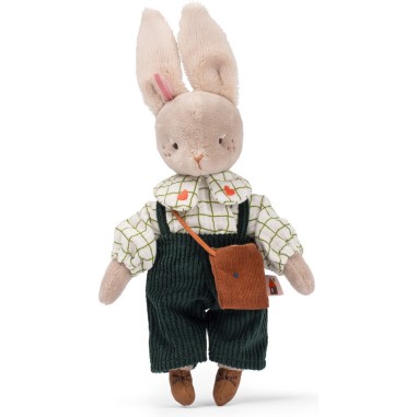 Lapin 27 cm - Nine - Les Minouchkas - Peluche douce française - Moulin Roty