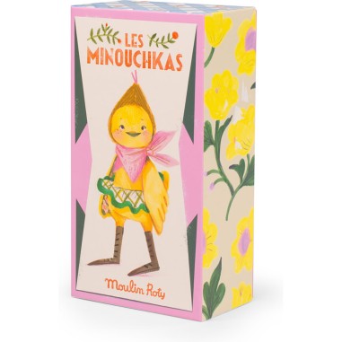 Canard 24 cm - Rita - Les Minouchkas - Peluche douce française - Moulin Roty