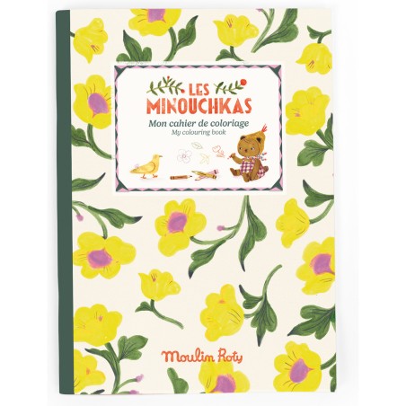 Livre de coloriage - Les Minouchkas - Croquis - Moulin Roty
