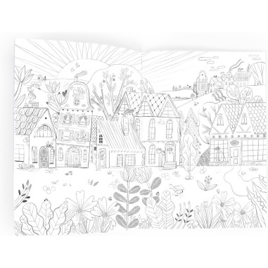 Livre de coloriage - Les Minouchkas - Croquis - Moulin Roty