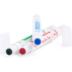 Feutres avec tampons 8 pcs - Les Loufoques - Écriture & Dessin - Moulin Roty 2
