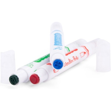 Feutres avec tampons 8 pcs - Les Loufoques - Écriture & Dessin - Moulin Roty