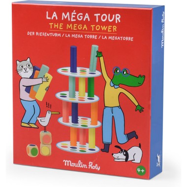 Tour Infernale - La Méga Tour - Les Loufoques - Tour à empiler - Moulin Roty