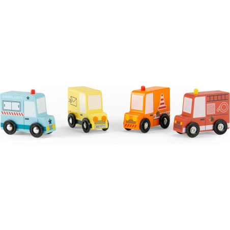 4 Camions - Avenue du Moulin - Voitures - Moulin Roty