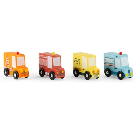 4 Camions - Avenue du Moulin - Voitures - Moulin Roty