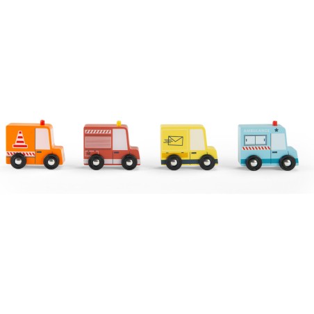 4 Camions - Avenue du Moulin - Voitures - Moulin Roty