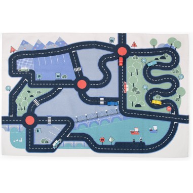 Tapis de jeu circuit voitures - Avenue du Moulin - Voitures - Moulin Roty