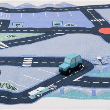 Tapis de jeu circuit voitures - Avenue du Moulin - Voitures - Moulin Roty