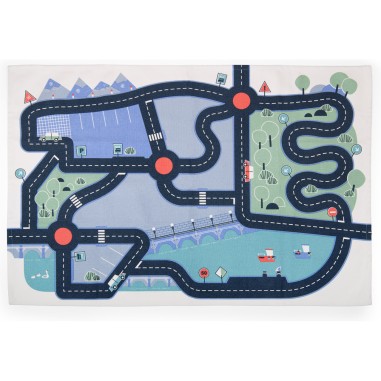 Tapis de jeu circuit voitures - Avenue du Moulin - Voitures - Moulin Roty