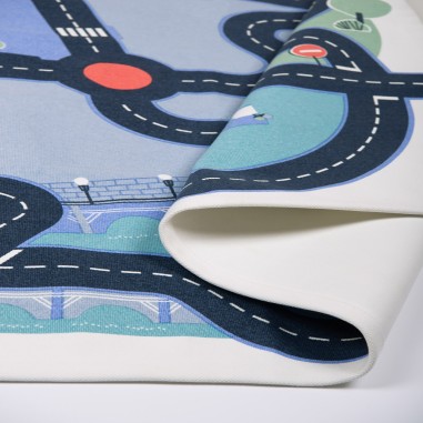 Tapis de jeu circuit voitures - Avenue du Moulin - Voitures - Moulin Roty