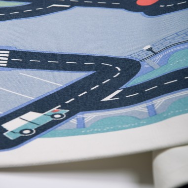 Tapis de jeu circuit voitures - Avenue du Moulin - Voitures - Moulin Roty