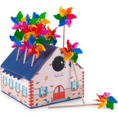 Moulin à vent - Aujourd'hui c'est mercredi - Jardin - Salle2Jeux - Moulin Roty Moulin à vent - Aujourd'hui c'est mercredi - Jardin - Salle2Jeux - Moulin Roty