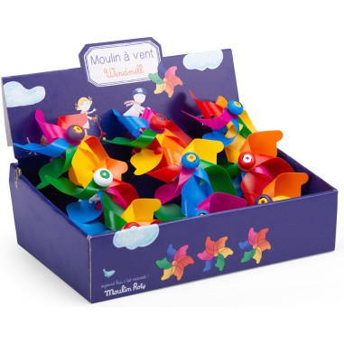 Moulin à vent avec attache pour guidon vélo - Moulin Roty