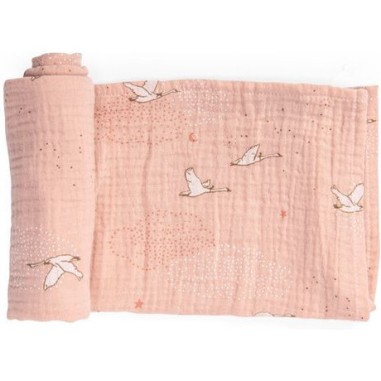 Set de 3 langes imprimés La petite école de danse - Moulin Roty