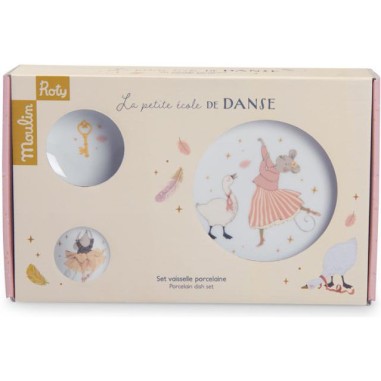 Set vaisselle porcelaine La petite école de danse - Moulin Roty