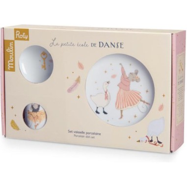 Set vaisselle porcelaine La petite école de danse - Moulin Roty