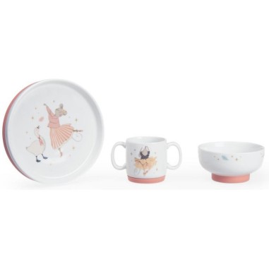 Set vaisselle porcelaine La petite école de danse - Moulin Roty