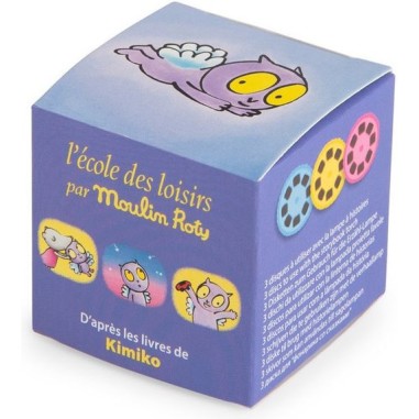 Boîte de 3 disques pour lampe à histoire Croque-Bisous Ecole des loisirs - Moulin Roty