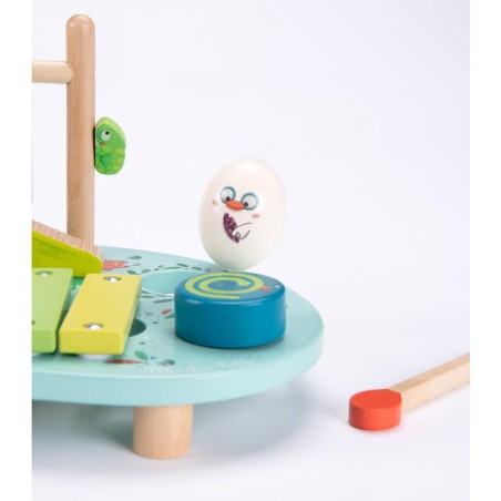 Table multi-activités musicales Dans la jungle - Moulin Roty