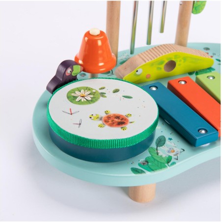 Table multi-activités musicales Dans la jungle - Moulin Roty