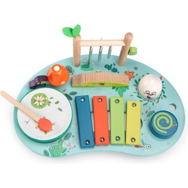 Table multi-activités musicales Dans la jungle - Moulin Roty