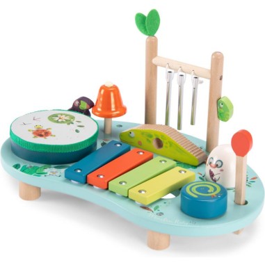 Table multi-activités musicales Dans la jungle - Moulin Roty