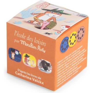 Boîte de 3 disques Lampe à histoire Billy Ecole des loisirs - Moulin Roty