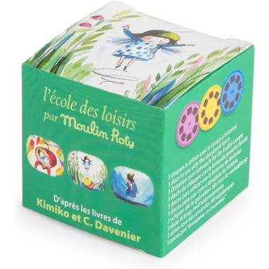 Boîte de 3 disques pour Lampe à histoire Minusculette Ecole des loisirs - Moulin Roty