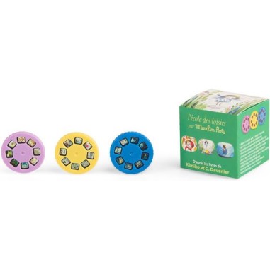Boîte de 3 disques pour Lampe à histoire Minusculette Ecole des loisirs - Moulin Roty