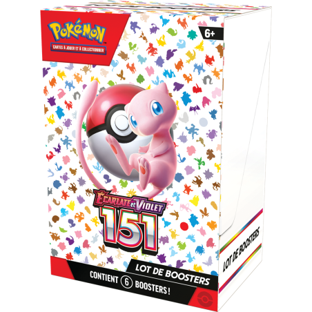 Pokémon EV3.5 : Bundle de 6 boosters Pokémon 151 - Asmodee