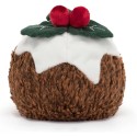 Peluche Amuseable Christmas Pudding - H : 17 cm x L : 13 cm - Jellycat