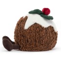 Peluche Amuseable Christmas Pudding - H : 17 cm x L : 13 cm - Jellycat